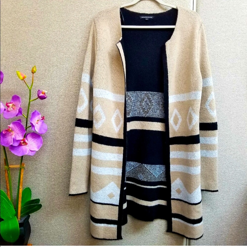 Madison & Lola Soft Cozy Southwestern Cardigan